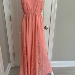 Candie's Pink Coral Maxi Dress